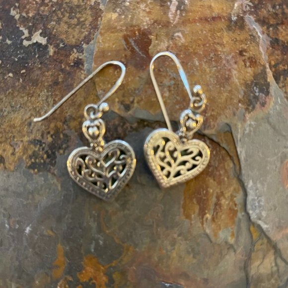 3 Pairs Silver Earrings - Picture 2 of 3